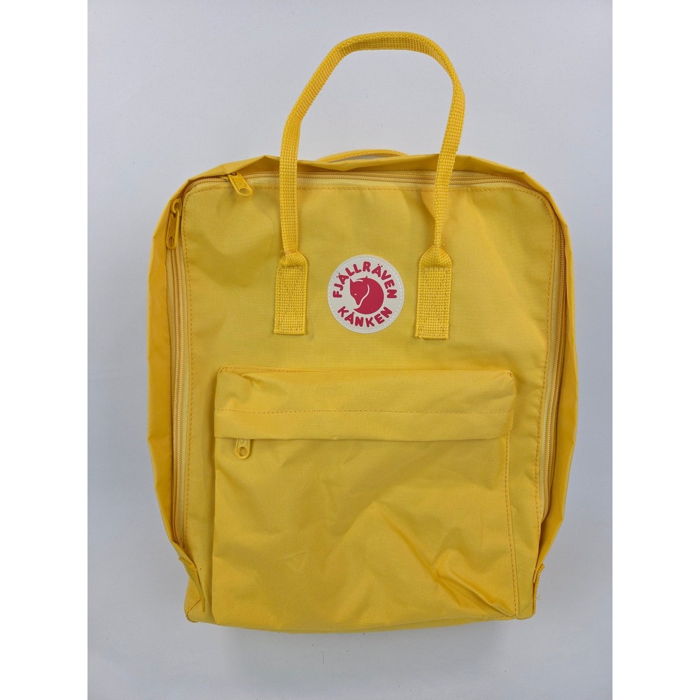 Fjallraven Kanken Backpack Yellow Vinylon F Classic School Bag Daypack